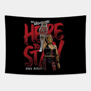 Rhea Ripley Here to Stay Tapestry