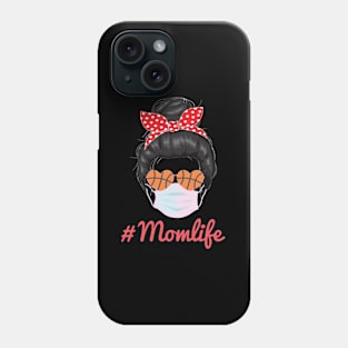 Mom Life Basketball Mothers Day Face Phone Case