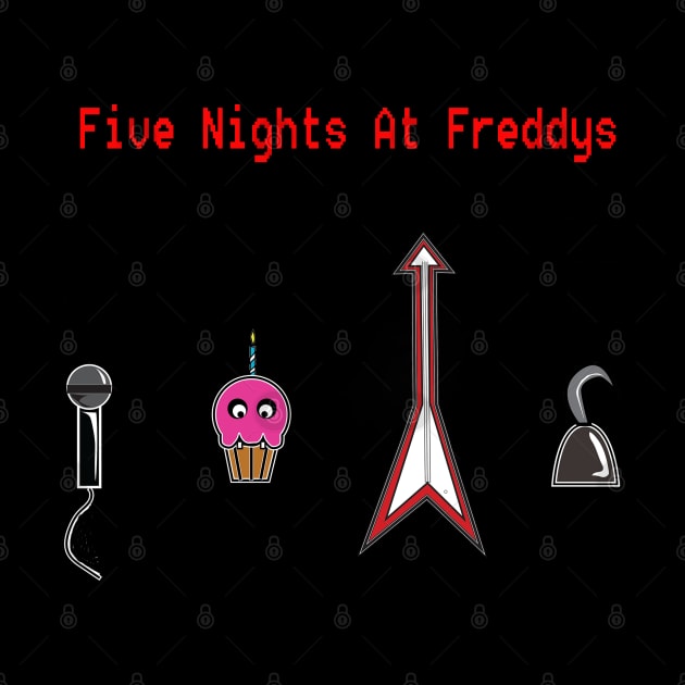 Five Nights At Freddys text by Bat13SJx