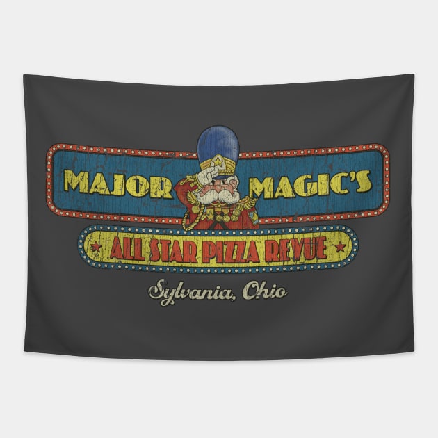 Major Magic's All Star Pizza Revue Tapestry by JCD666