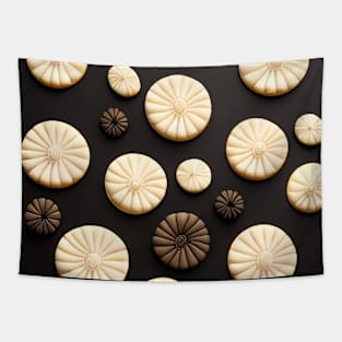 Chocolate and Vanilla Cookies Tapestry