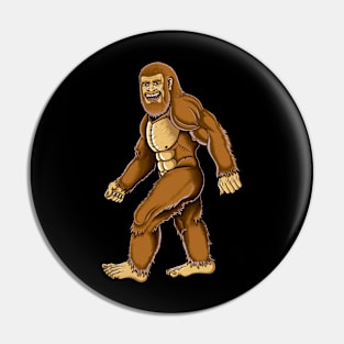 Bigfoot smile Pin