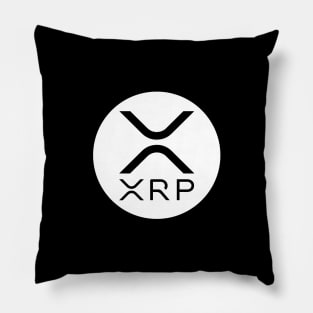 Round XRP Symbol Pillow