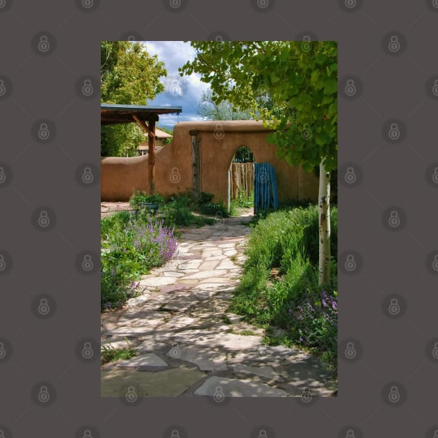 Taos Courtyard by DarlaHallmark