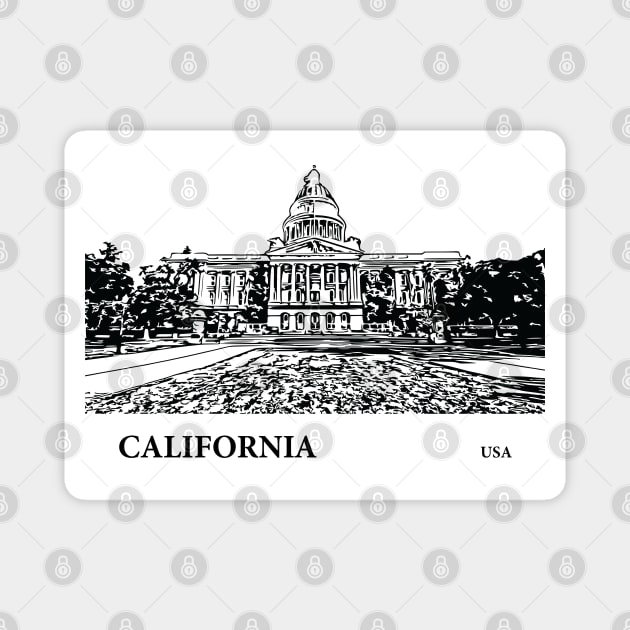 California State USA Magnet by Lakeric