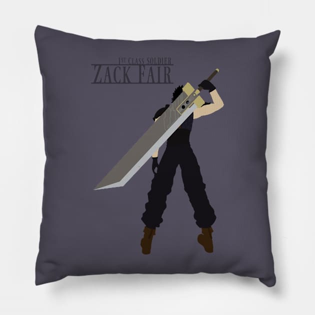 1st Class SOLDIER Pillow by Kaztiel