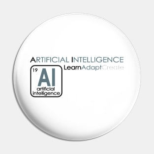 AI - Artificial Intelligence - Learn Adapt Create Pin