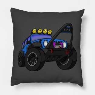 Blue 4x4 Pillow