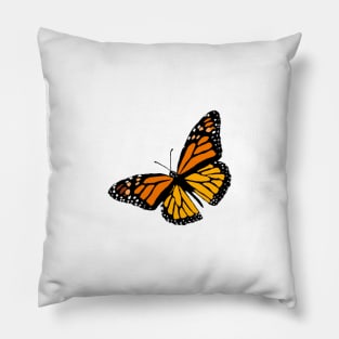 Monarch Butterfly Design Pillow