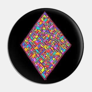 City Diamond Pin