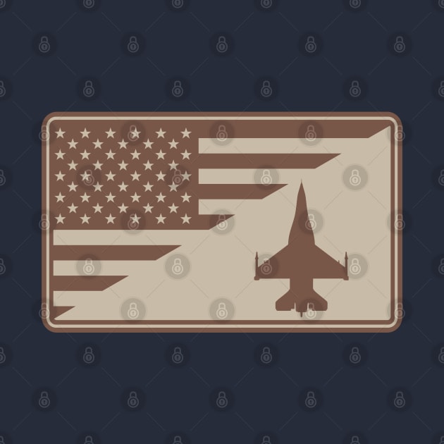 F-16 Viper US Flag (subdued) by TCP