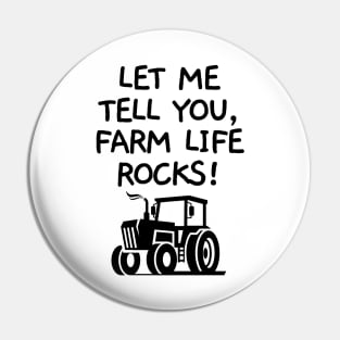 Let me tell you, farm life rocks! Pin