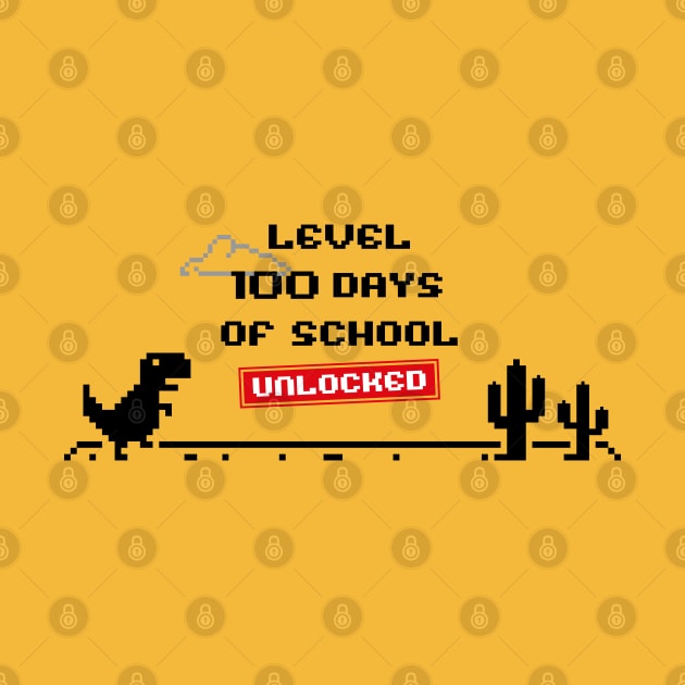 level 100 days of school unlocked, gift for boys by Yurko_shop