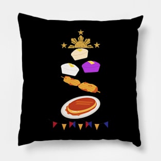 Pinoy Pride Filipino Delicacies Pillow