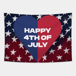 Happy 4Th of July USA Independence Day Tapestry