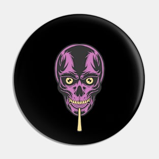 Candy skull Pin