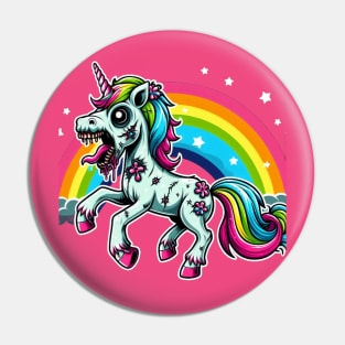 zombie unicorn Pin