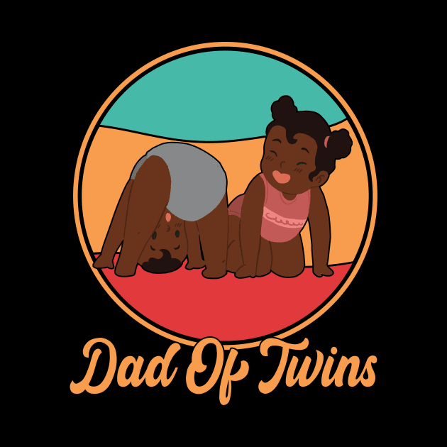 Dad Of Twins Classic Overachiever Fathers Day Twin Parents by KB Badrawino