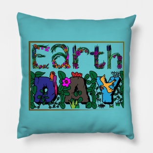 National Earth Day Pillow