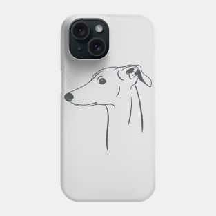 Italian Greyhound (Light Gray and Gray) Phone Case