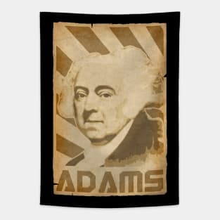 John Adams Retro Propaganda Tapestry