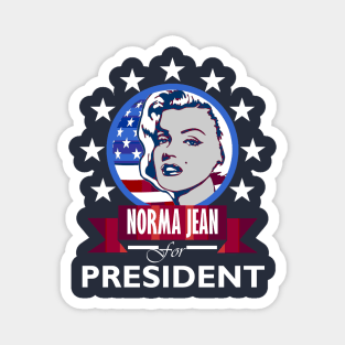 Norma Jean for President Magnet