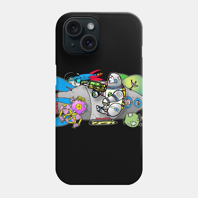 Crowded Space II Phone Case by Doodleslice