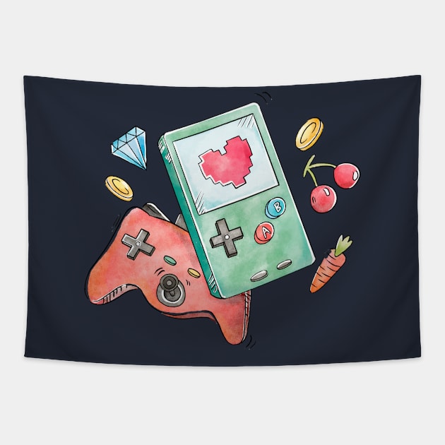 Video Game Tapestry by Original_Badman