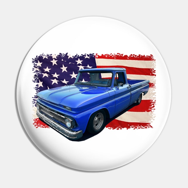 1965 Chevy C10 Pickup Truck Pin by hotroddude