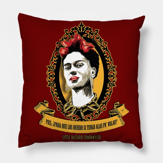 Frida Pillow by LittleBastard