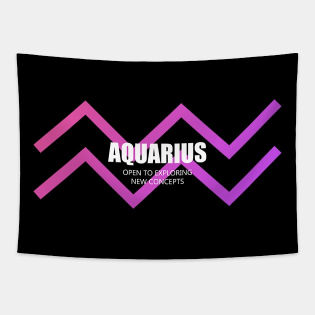 Aquarium, The horoscope collection Tapestry by RioCloud