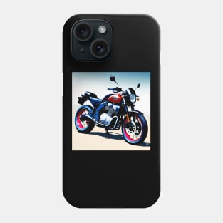 Vintage Sportbike Motorcycle Art Phone Case