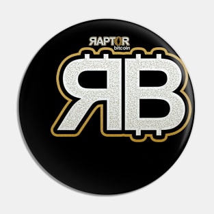 Raptor Bitcoin Pin