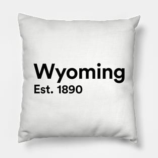 Wyoming - Est. 1890 Pillow