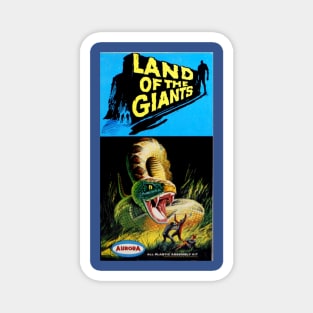 Vintage Aurora Model KIt Box Art - Land of the Giants Magnet