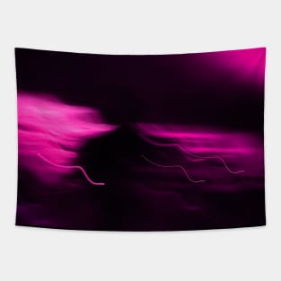 Pink blurry lights Tapestry