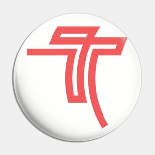 shape, T sign Pin