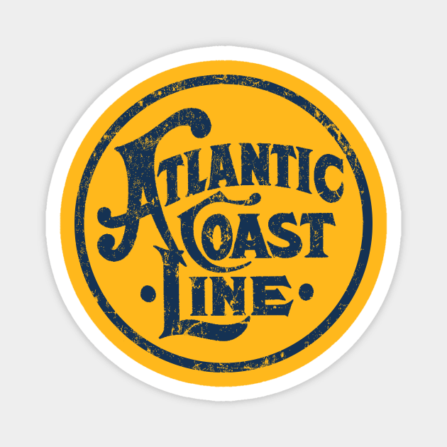 Atlantic Coast Line Magnet by MindsparkCreative
