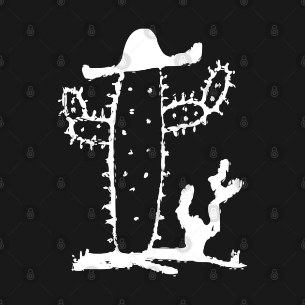 Cactus in a sombrero hat by artbyluko