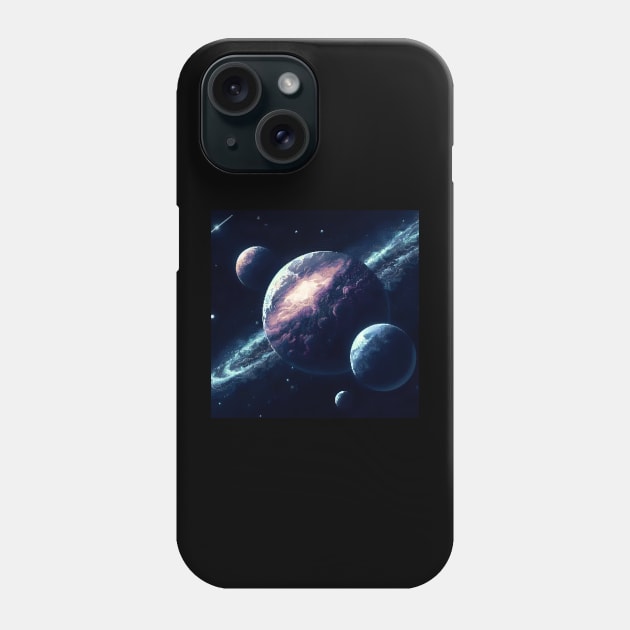 astronomy lover - planet astronomy lover Phone Case by vaporgraphic