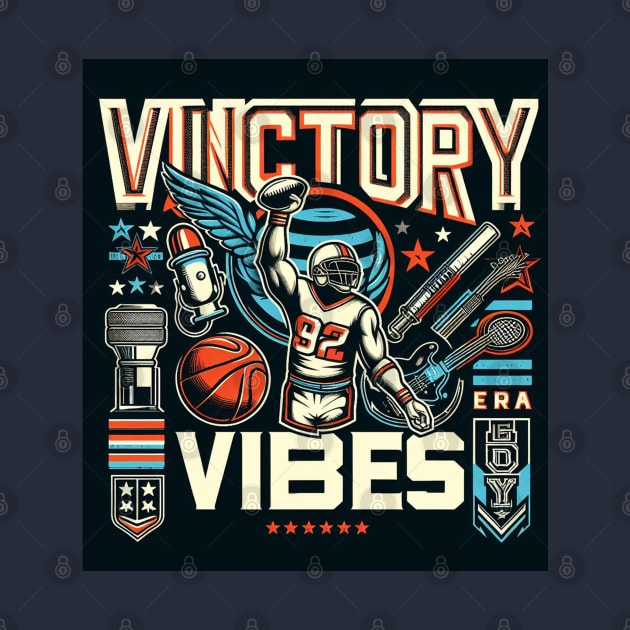 Victory Vibes T-shirt design by usamashahid