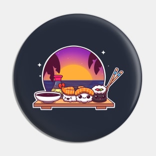 Sushi And Sunshine Pin