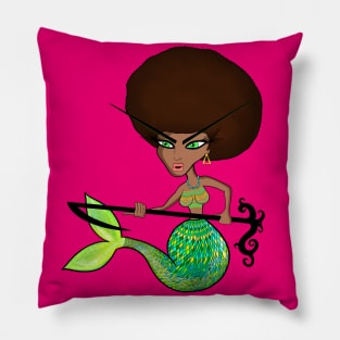 Afro Mermaid Pillow