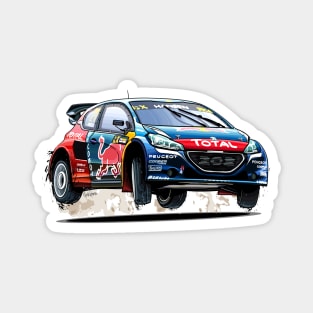 Timmy Hansen's Peugeot 208 RX - Illustration Magnet
