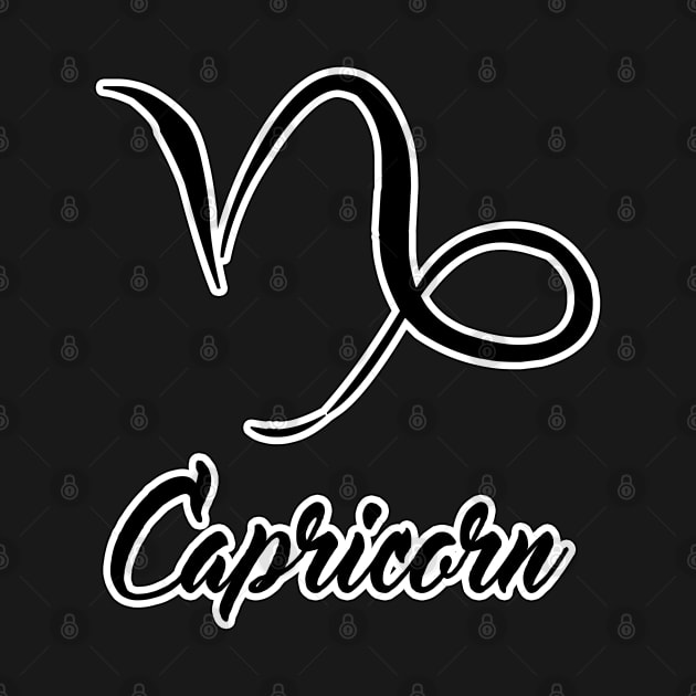 Capricorn Zodiac Design by Pikmi