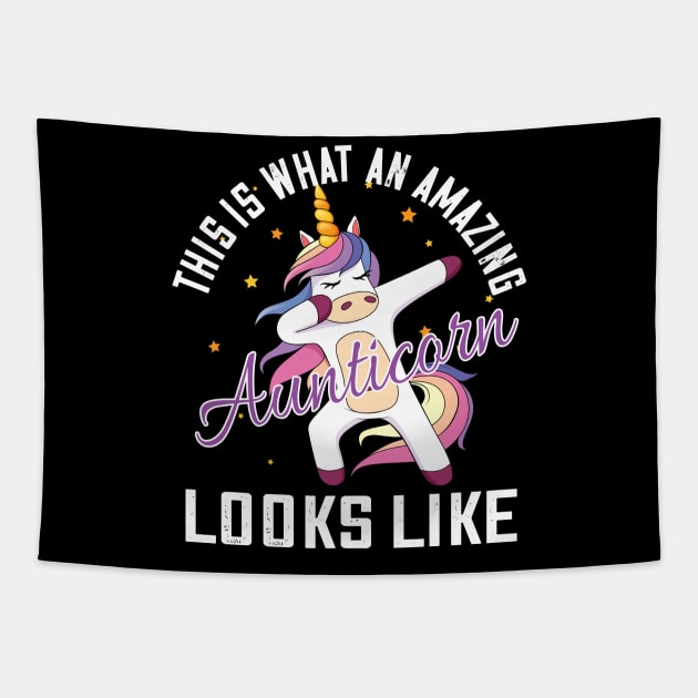 This is what an amazing aunticorn looks like..Cute Aunt gift Tapestry by DODG99