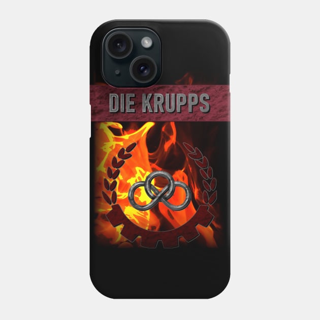 Die Krupps - On Fire. Phone Case by OriginalDarkPoetry