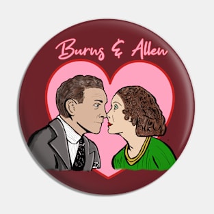 George Burns and Gracie Allen Pin