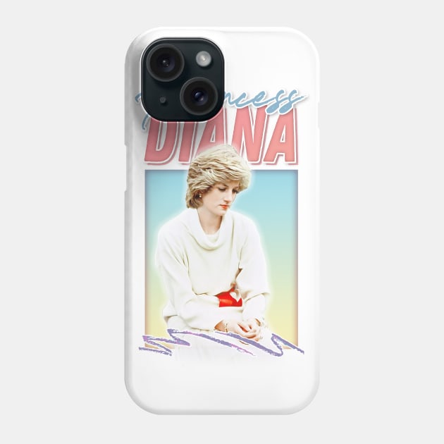 Princess Diana ///// Retro 90s Fan Art Phone Case by DankFutura