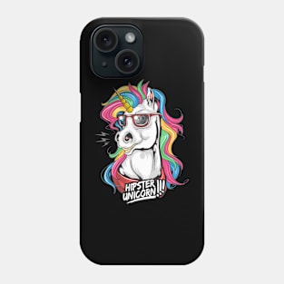 Unicorn Hipster Phone Case